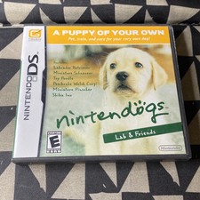 Nintendogs: Lab & Friends (Nintendo DS, 2005) Case And Manual Only