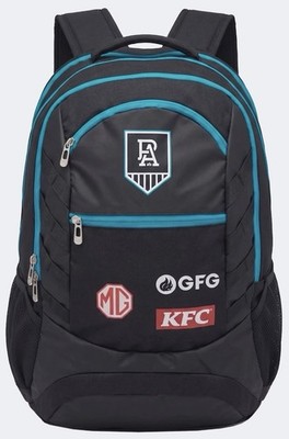 Macron Port Adelaide 2024/2025 Authentic Backpack School-Work-Gym FREE SHIPPING
