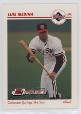 1991 Line Drive Pre-Rookie AAA Luis Medina #92 0uf1