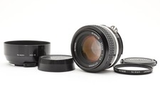 MINT w/ Hood Nikon Ai Nikkor 50mm f1.4 Standard Prime Lens Lens From JAPAN
