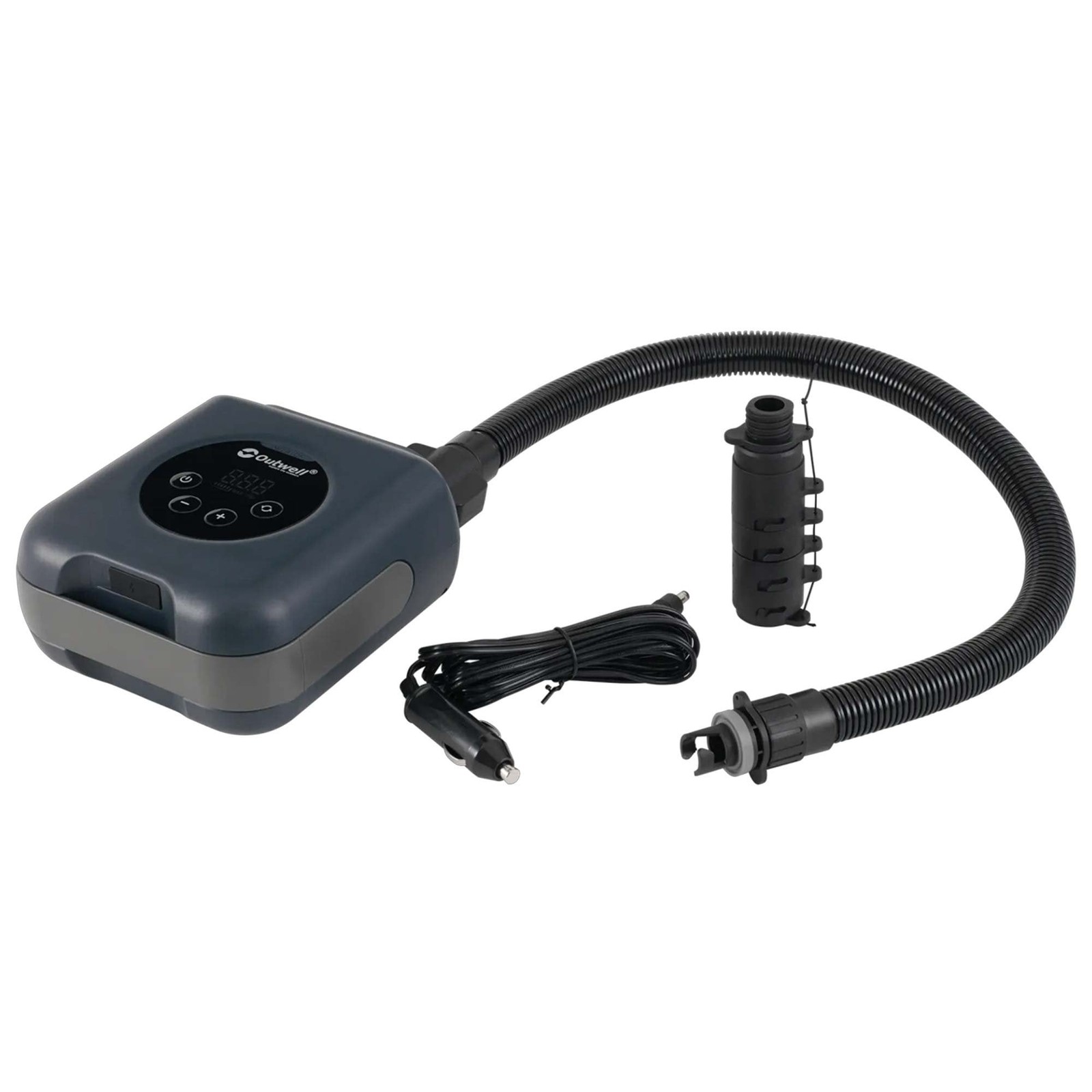 Outwell Tempest Rechargeable High Pressure Pump – 20 PSI Electric Pump for Air Tents, SUPs, Kayaks and Inflatable Furniture with LCD Display, Auto Stop, USB-C and 12V Charging - Image 2