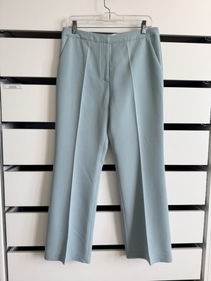 Self-Portrait Light Blue Tailored Trousers Pants US 8 UK 12 Pleated High Rise 