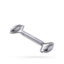 Stainless Steel Face Roller Facial Massage Tool for Eye Puffiness Skin Care Gua