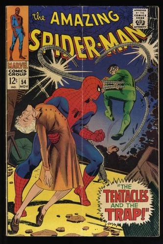 Amazing Spider-Man #54 VG 4.0  Doctor Octopus Appearance! Marvel 1967