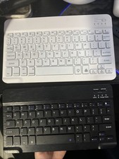 Slim Bluetooth Keyboard  Mouse Combo- Wireless for PC, Laptop, Mac, iOS, Tablet