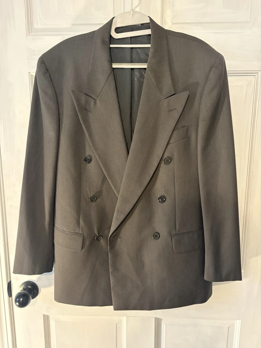 Gray Double-Breasted Suits & Blazers for Men for sale | eBay