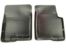 Husky Classic Mats Fit 97-04 F150/Heritage, 1998 F250 Reg,SuperCab Front 2pc Blk