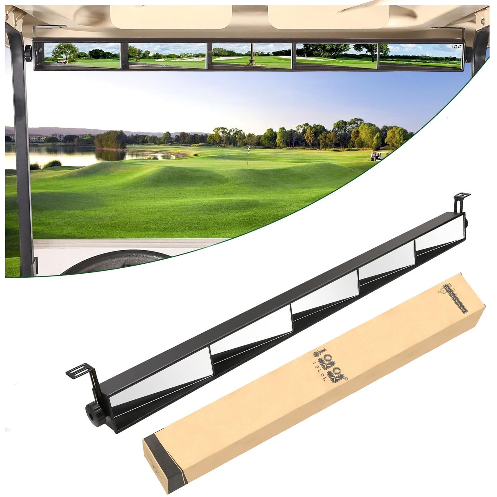 10L0L Golf Cart 5 Panel Mirror, Rear View Mirrors For Yamaha