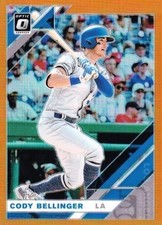 2019 Panini Donruss Optic Los Angeles Dodgers Cody Bellinger Base Orange 45/99