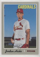 2019 Topps Heritage French Text OPC Back Jordan Hicks #417 1p5