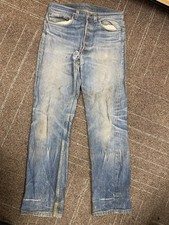 Vintage Levis 501xx Jeans Mens Actual 32X30 STF 90s Made In USA Whiskers Washout