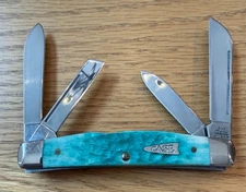 CASE JADE MEDIUM CONGRESS KNIFE NEVER USED #64052 SS  D2*