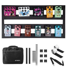 STRICH Guitar Extra Large Effect Pedals board with Carry Bag, 3.24lb STANDARD 28