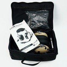 Flightcom E-13 ANR Active Noise Reduction Military Aviation Pilots Headset -E