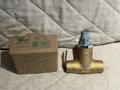 Taco 3/4'' Sweat Bronze Horizontal Flo-Check Valve 219-4 *BRAND NEW* SHIPS FREE