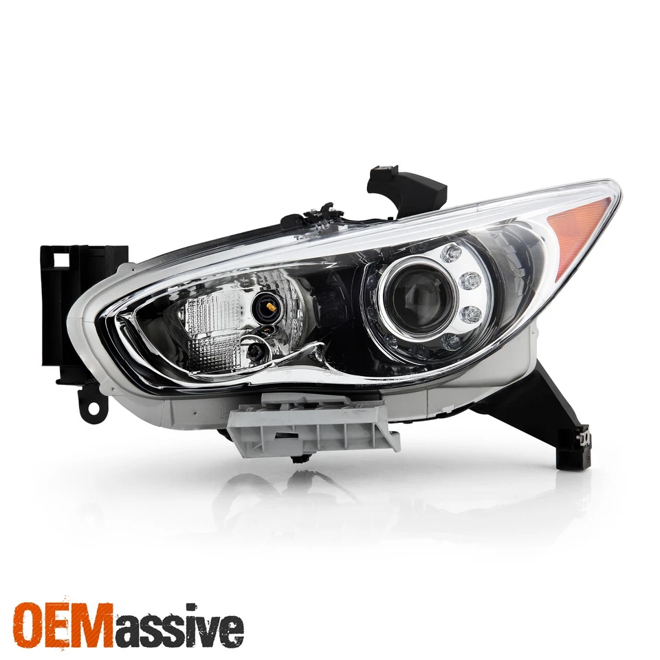 Fit 2013 Infiniti Jx35 / 14-15 QX60 OE HID Model Projector LED Headlights (Left) - Image 2 of 4
