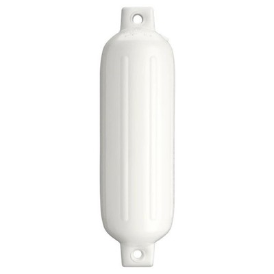 Polyform G-3 White Marine Ribbed Fender 5.5'' Diam x 19'' Tall 83-408-891