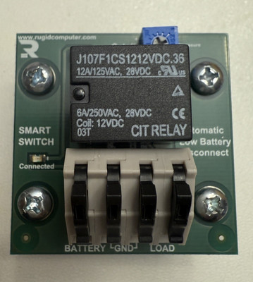 Rugid Computer SMART SWITCH   Automatic Low Voltage Disconnect (LVD) 12/24V