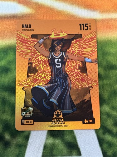 2024 Bo Jackson Battle Arena Halo Fire Orange Battlefoil - OBF-51 Angel Reese RG
