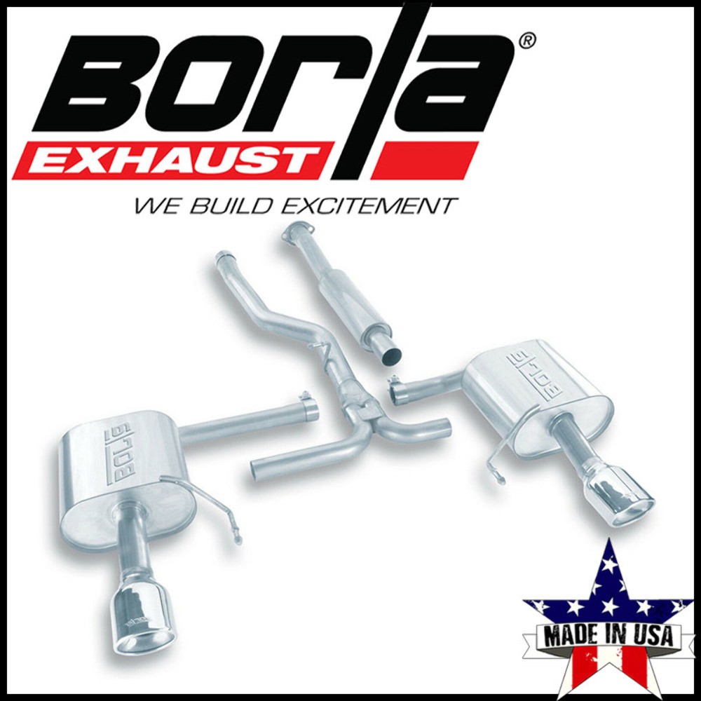 Borla S-Type Cat-Back Exhaust System Fits 2006-2009 Subaru Legacy GT 2.5L Turbo