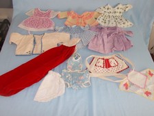 Lot of Vintage 1950's BABY DOLL CLOTHES Various Sizes