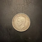Canada 1945 25C Silver Coin King George VI Caribou KM# 41
