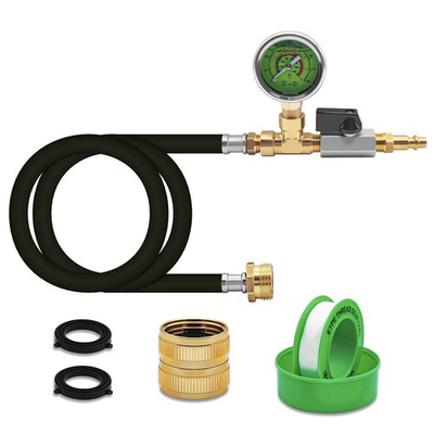 #ad RV Winterizing Kit with Pressure Gauge 60inch RV Winterize Hose with 3 4 GHT... $34.80
