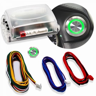 One Touch Engine Start Kit - Green illuminated Button
