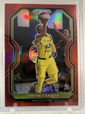 2021 Panini Prizm WNBA - RED PRIZM #24 Jordin Canada 66/299 Seattle Storm
