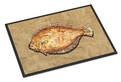 Caroline'S Treasures Carolines Treasures 8821Mat Flounder 18X27 Front Door Mat