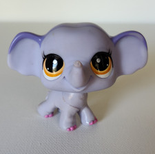 Littlest Pet Shop LPS #1086 Purple Elephant T...