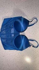 NWT Victoria's Secret Shine Trim Bombshell Corset Bra size 34D