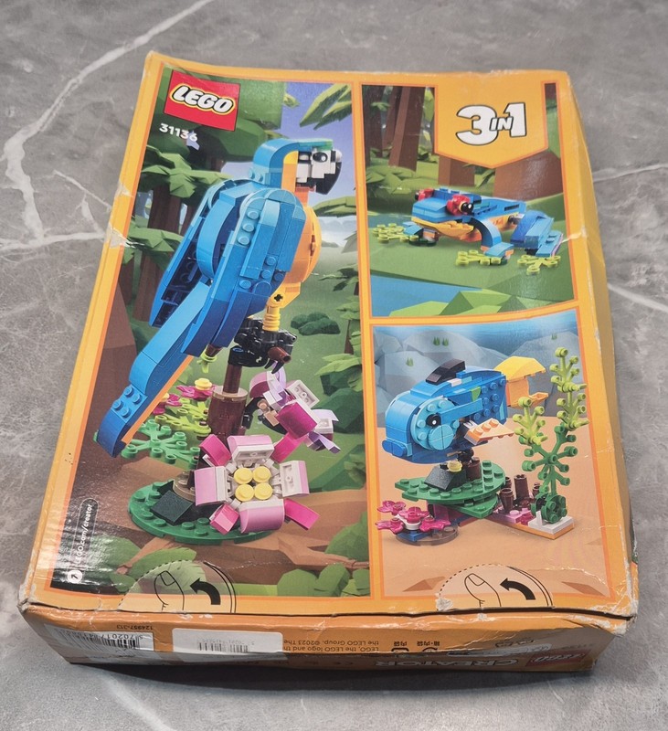 LEGO 31136 Creator 3in1 Exotic Parrot Brand New And Sealed