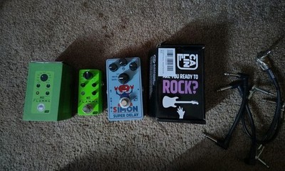 CALINE SUPER SIMON DELAY & FLAMMA MOD PEDALS W / EXTRAS