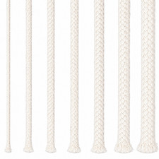 Natural 100% Cotton Piping Cord 2mm-8mm Macrame Rope for Cushion Sewing Crafts