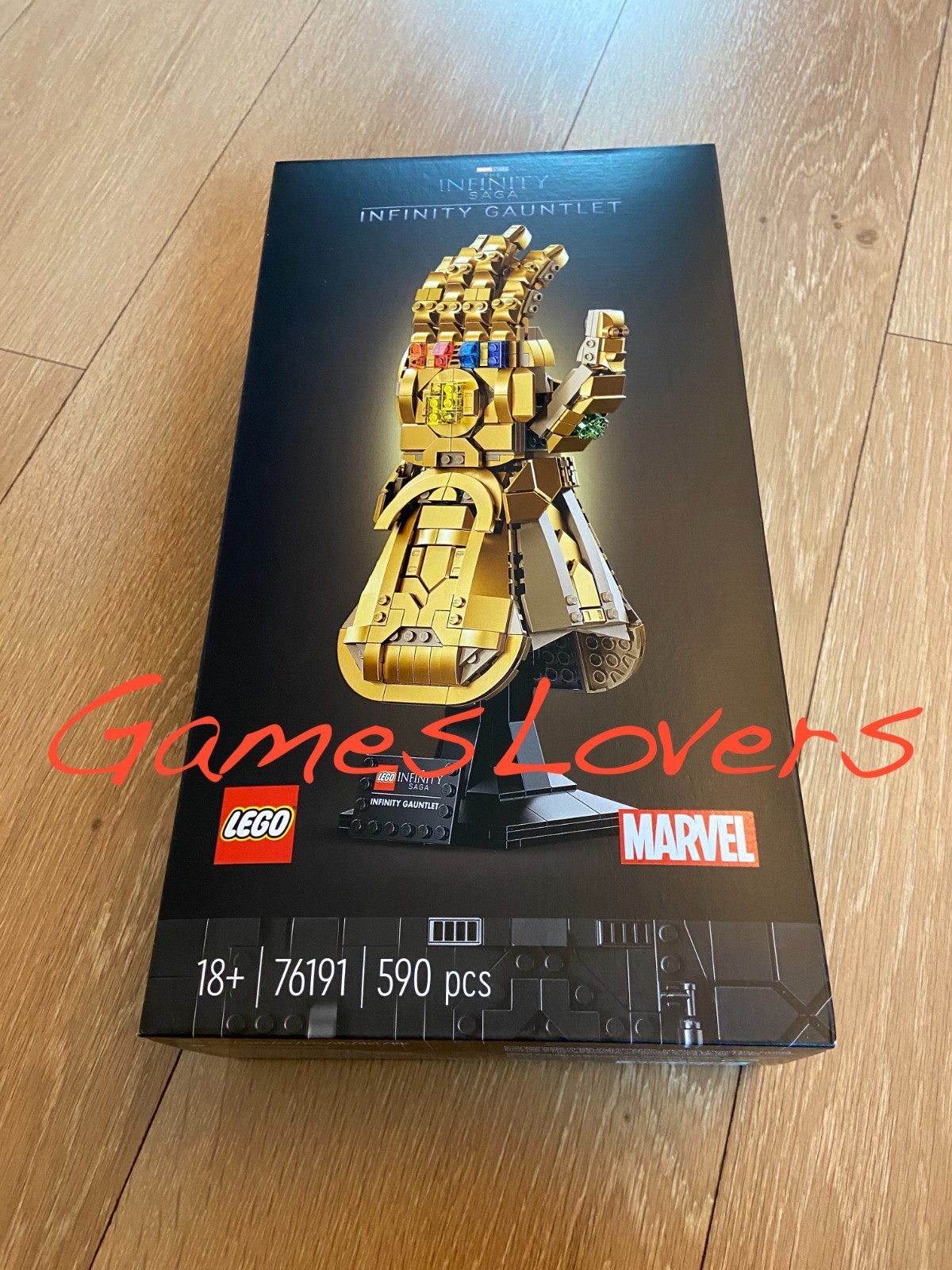 Lego 76191 Marvel Gant de l'infini décoration de bureau pour fan de cinéma
