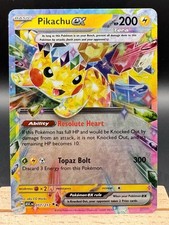 Pikachu ex 057/217 Double Rare Ascended Heroes Pokemon TCG NM