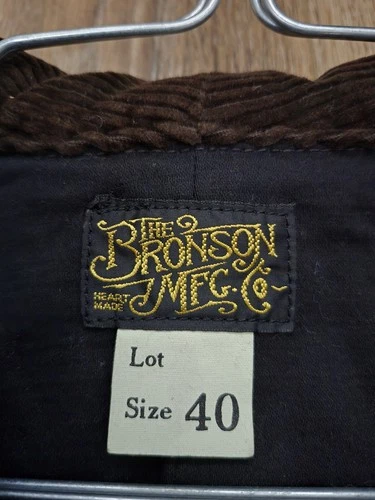 1930 Bronson Mfg French Hunting Jacket Vintage Style Men Thick Corduroy Coat 40 image 3