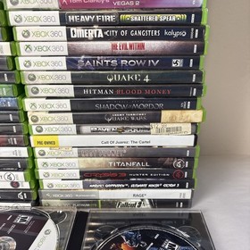 Lot of 100  XBOX 360 video games Call Of Duty Grand Theft Auto Sky Rim Halo Batm