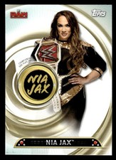 Nia Jax 2019 Topps Commemorative Side Plate Championship Patch #/199 #PC-NJ ESE