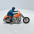 Vintage Hot Wheels RRRumblers Road Hog Orange Blue Rider