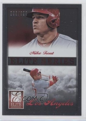 2014 Panini Donruss Elite Series 2 55/999 Mike Trout #9 o7m