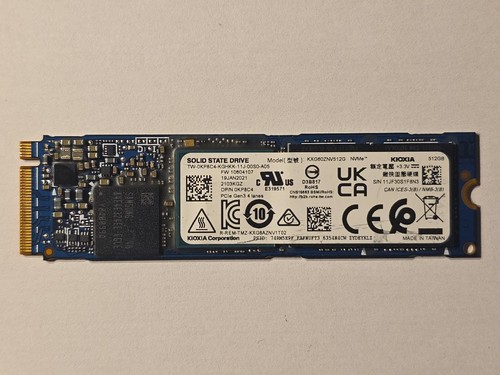 KIOXIA XG6 512Go SSD NVMe M.2 2280 PCIe 3.0 x4 87% KXG60ZNV512G 1