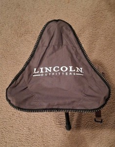 Foldable Tripod 13.4'' Stool - Ultra Portable Seat, Best for Small Black