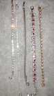 Lot of 5 Vintage & Modern Costume Jewelry Bracelets – Various Styles & Sizes