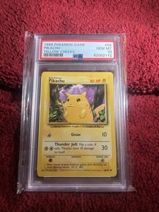 1999 Pokemon Game #58 Pikachu Yellow Cheeks PSA 10 GEM MT