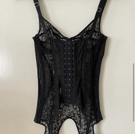 Agent Provocateur Black Lace Basque Corset