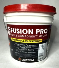Fusion Pro Grout Platinum #115 Single Component Grout 1 Gallon Premixed NEW