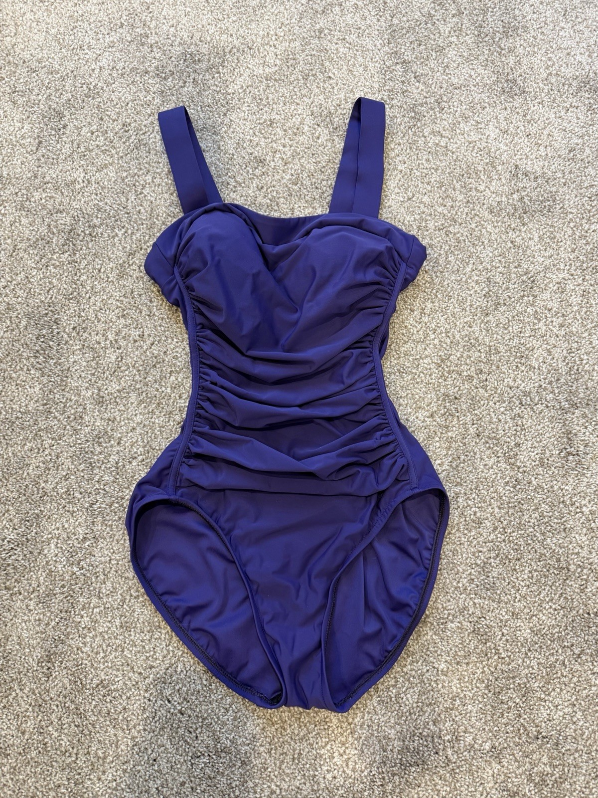 One Piece Swimsuit Twist Front Trimshaper Size 8