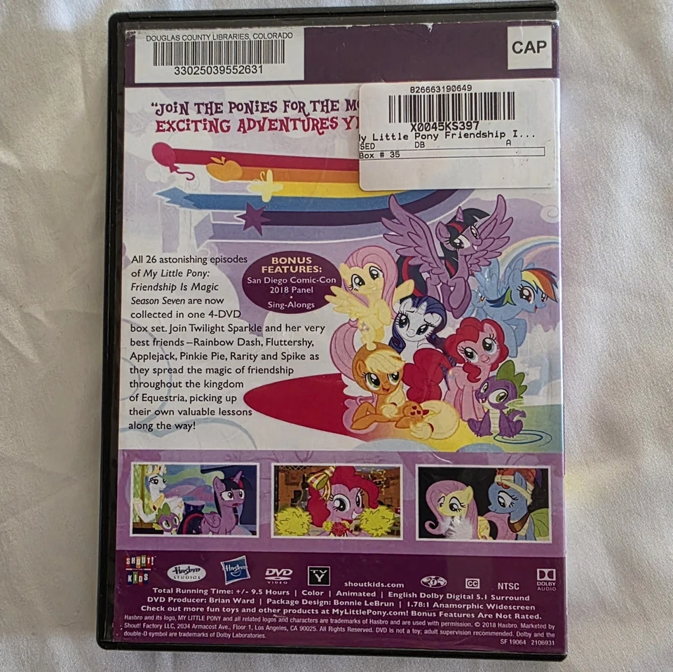 My Little Pony Friendship Is Magic: Season Seven (DVD) Ex-library Copy - Image 2 of 4